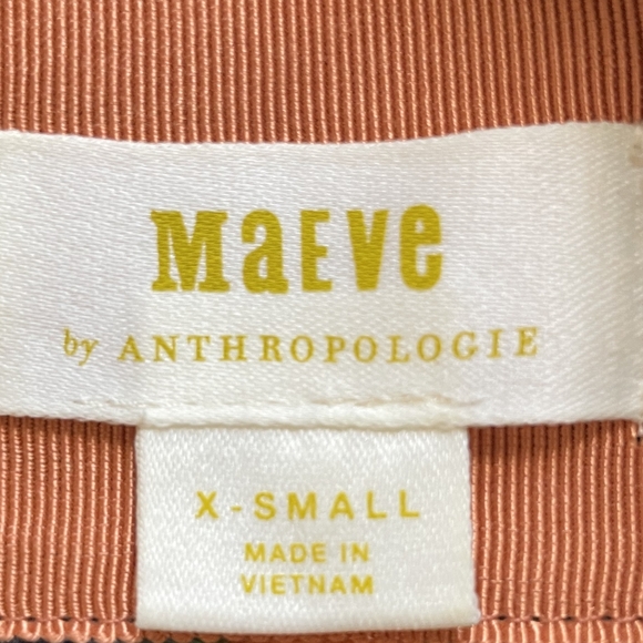 Maeve Orange and Green Floral Dress Size XS - Picture 11 of 11